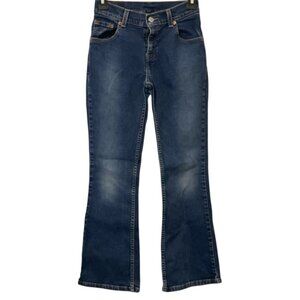 Levis Girls Medium Wash Bootcut Jeans Size 12R Blue Pockets